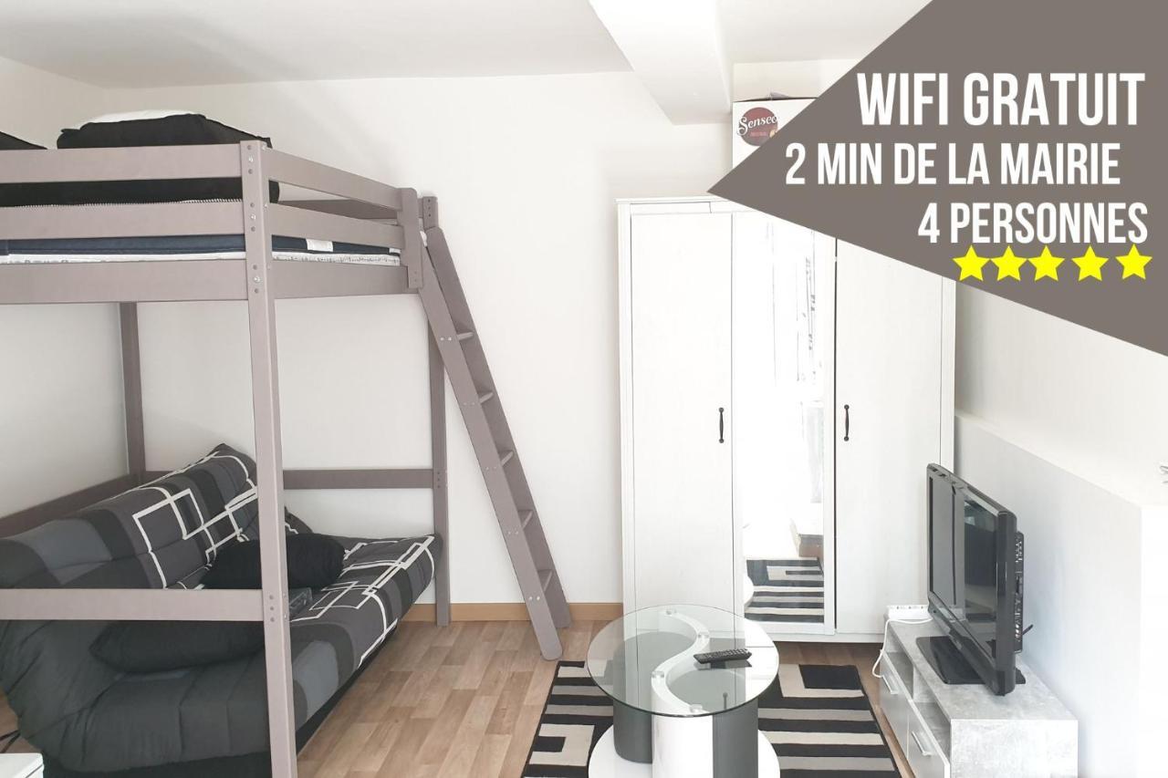 Chambres Poitiers Centre Ville - Salle De Bain, Refrigerateur, Tv Et Machine A Cafe Privatifs - Cuisine Commune - Terrasse - Hotel De Ville A 200M Экстерьер фото