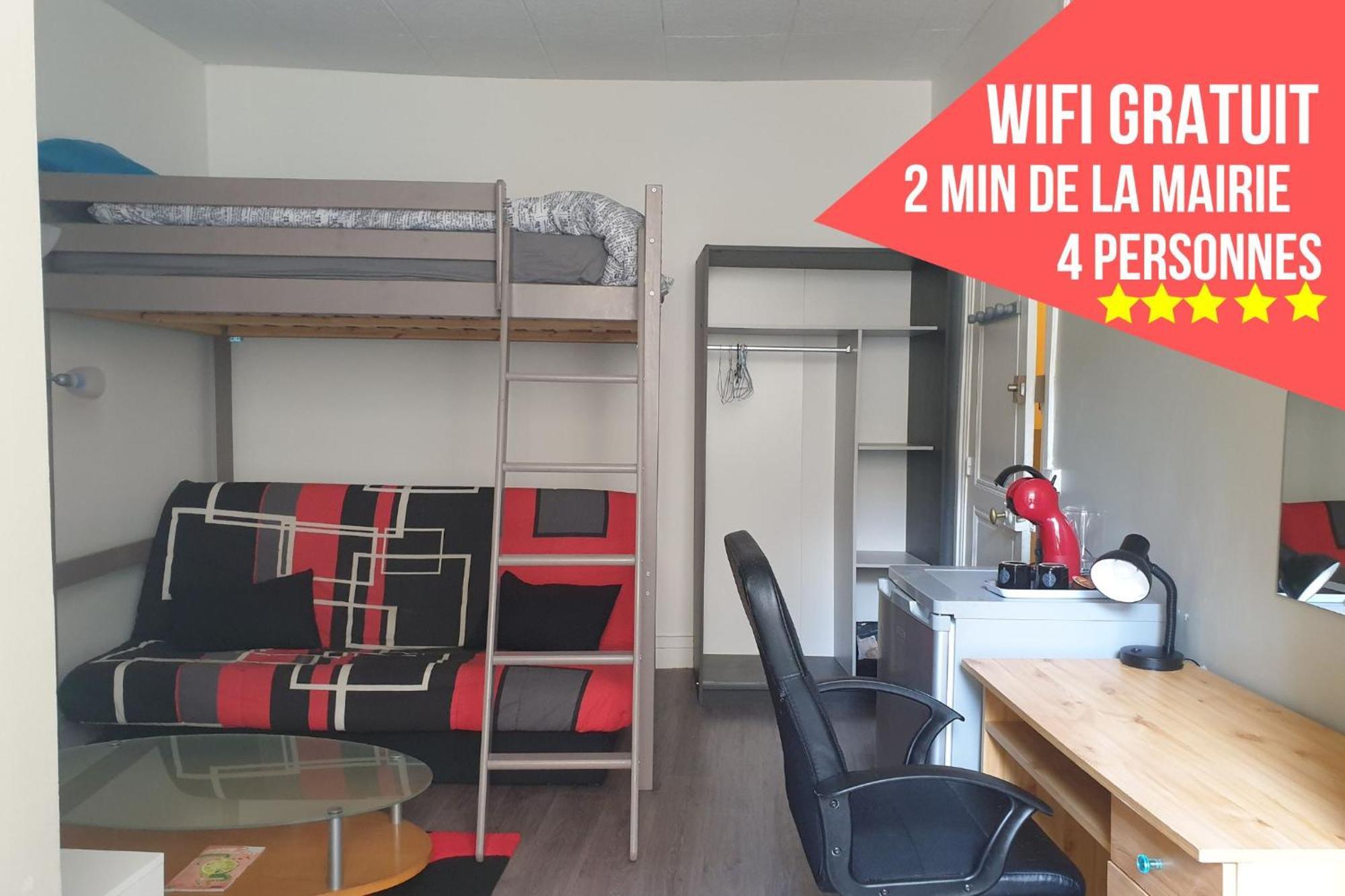 Chambres Poitiers Centre Ville - Salle De Bain, Refrigerateur, Tv Et Machine A Cafe Privatifs - Cuisine Commune - Terrasse - Hotel De Ville A 200M Номер фото
